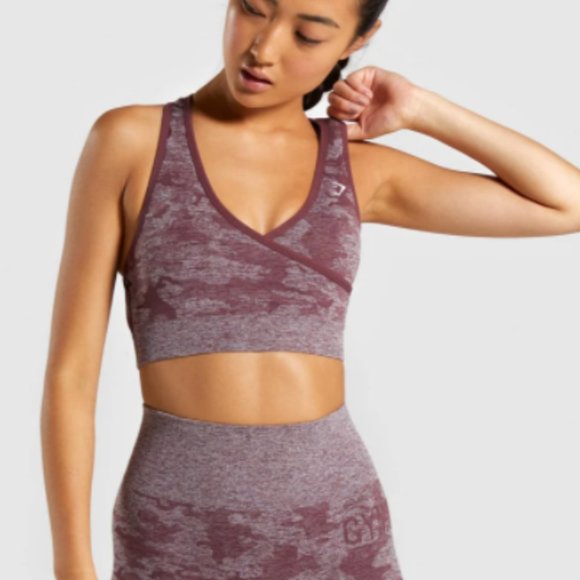 Gymshark Other - Gymshark Camo Seamless Sports Bra Small